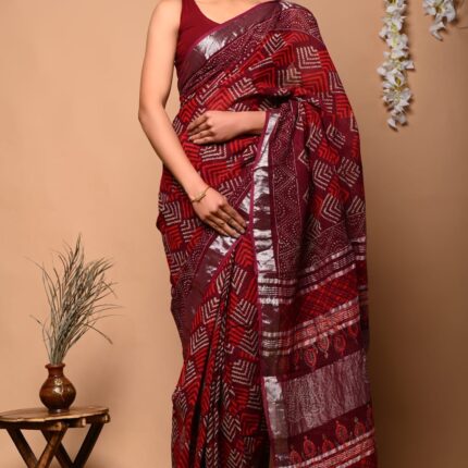 Cotton Jaipur Saree -02